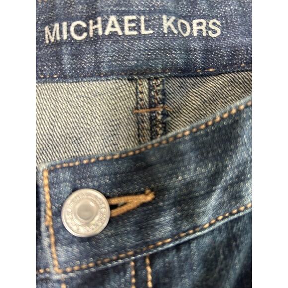 Michael Kors Jeans Women's Blue Denim Boot Cut Size 8 Mid Rise - Picture 7 of 9
